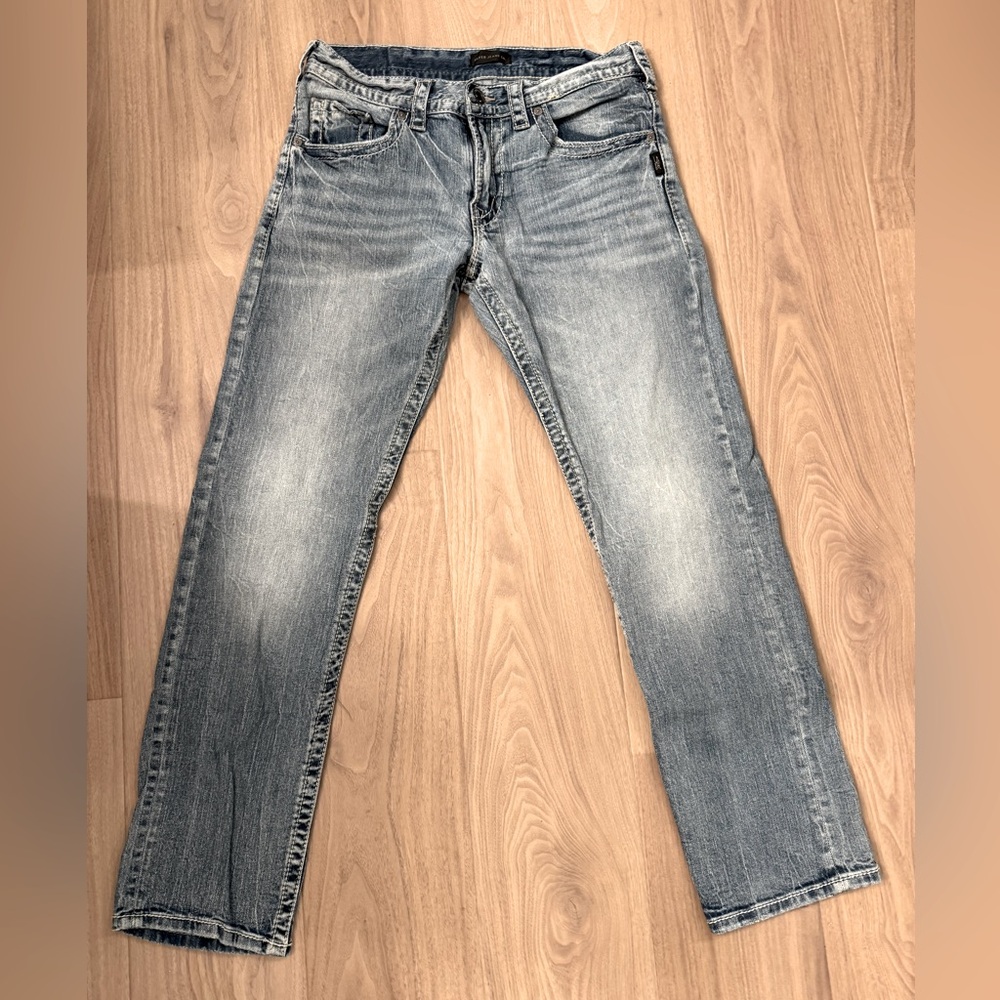 Men’s Silver Jeans - Eddie
